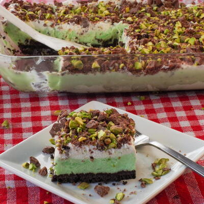 Pistachio Ice Cream Dessert