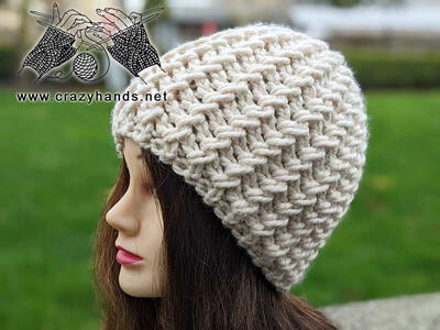 Flat Super Bulky Hat