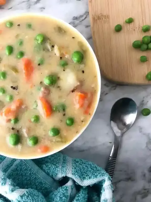 The Very Best Ham And Potato Soup With Peas