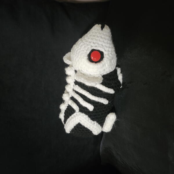 Skeleton Guinea Pig Amigurumi