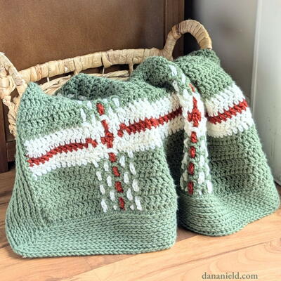 Plaid Crochet Baby Blanket