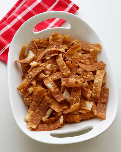 Fried Wonton Strips