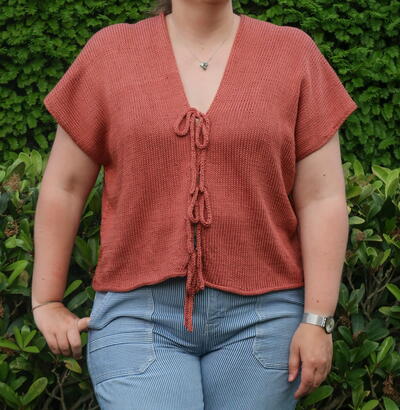 I-cord Bound Top