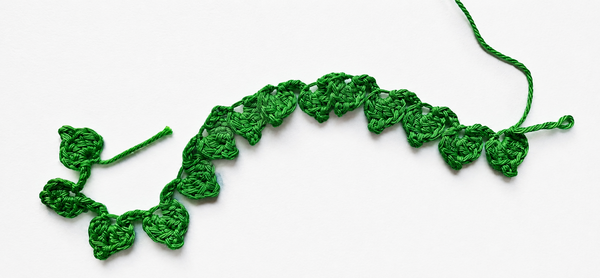 The Leafy Crochet Lace Vine Easy Lace Vine Tutorial