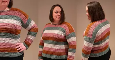 Striped Crochet Sweater Pattern