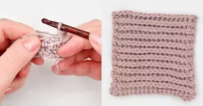 How To Front Post Half Double Crochet