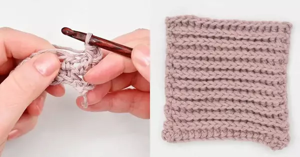 How To Front Post Half Double Crochet