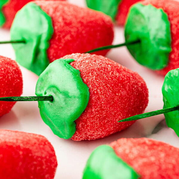 Aunt Lil’s Coconut Strawberries