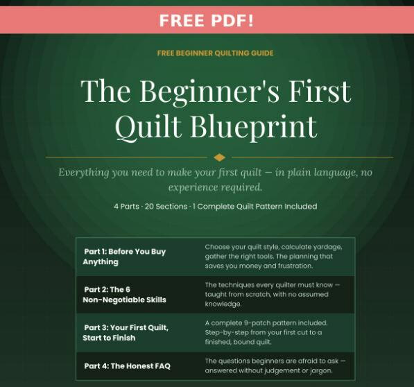 Beginners First Quilt Blueprint