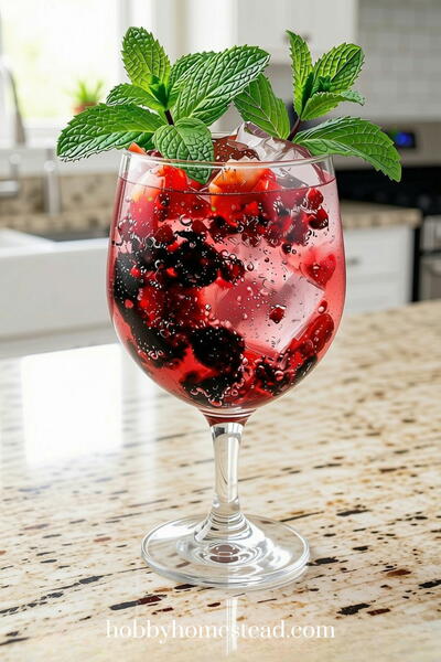 Fresh Garden Berry Cranberry Spritzer