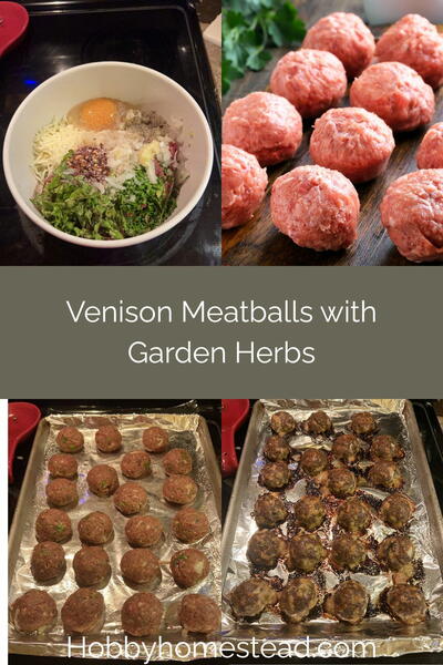 Easy Baked Venison Meatballs With Fresh Herbs