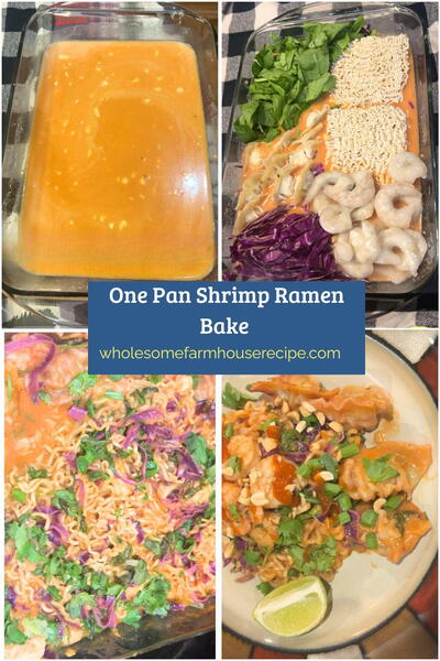 Easy Shrimp Ramen Bake With Pork Dumplings (one-pan Dinner)