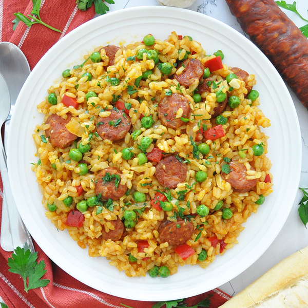 Spanish Rice With Chorizo | The Authentic Arroz Con Chorizo Recipe