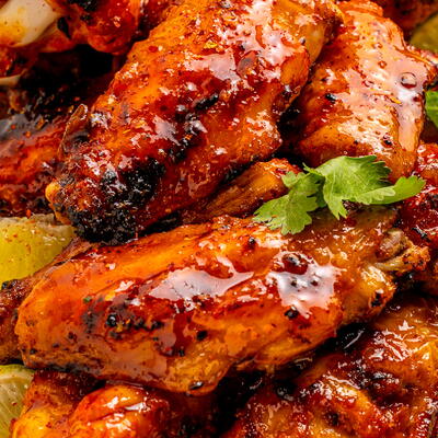 Grilled Honey Chipotle Wings