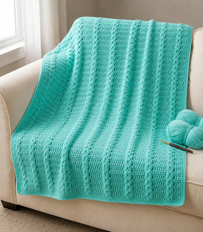Cluster Baby Blanket Free Pattern