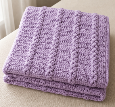 Cluster Baby Blanket Free Pattern