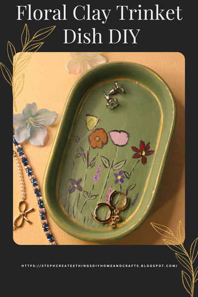 A Sweet Little Clay Trinket Dish Makeover