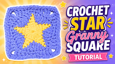 Crochet A Star Granny Square
