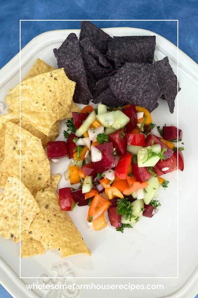 Fresh Plum Cucumber Salsa Recipe