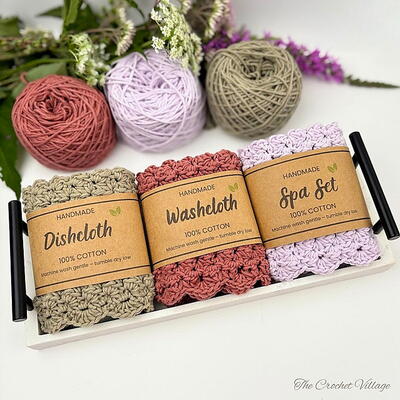 Country Cottage Dishcloth