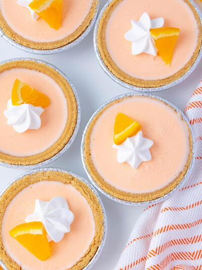 Orange Creamsicle Jello Pie