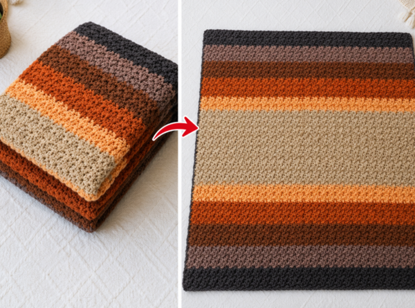 Crochet Sedge Stitch Baby Blanket Free Pattern For Beginners