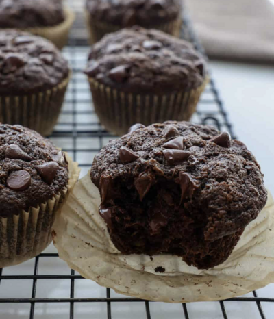 Chocolate Zucchini Muffins