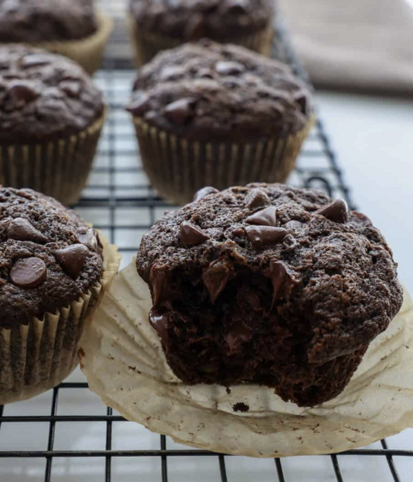 Chocolate Zucchini Muffins
