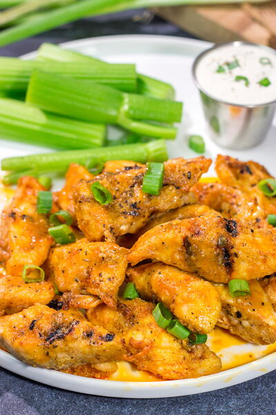 Grilled Boneless Buffalo Wings