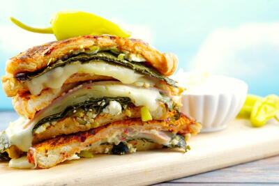 Mediterranean Monte Cristo Sandwich