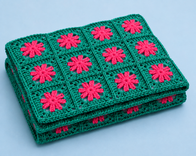 Beautiful Crochet Flower Granny Square Blanket Free Pattern For Beginners