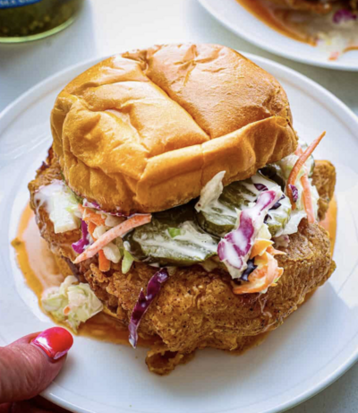 Hot Honey Chicken Sandwiches