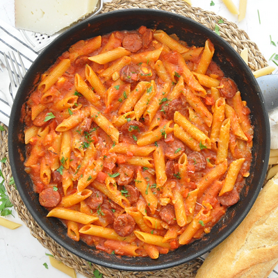 One-pan Spanish Chorizo Pasta | Easy 30 Minute Pasta Recipe