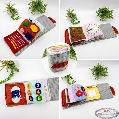 Crochet Sensory Quiet Book 