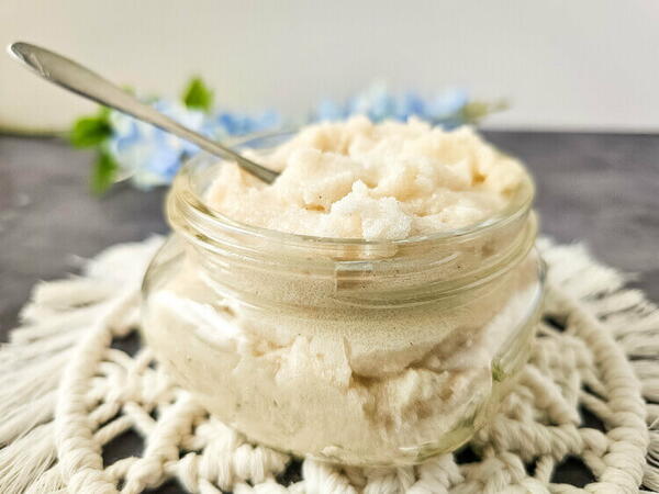 Lemon Vanilla Whipped Sugar Scrub
