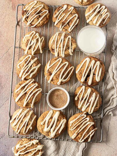 Gluten-free Cinnamon Roll Cookies