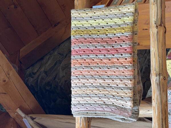Botanical Brew Crochet Blanket