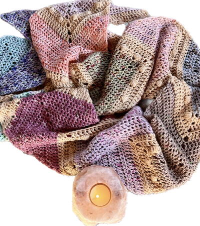 Yarn Candy Advent Scarf