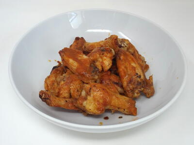 Oven Baked Buffalo Wings With Homemade Buffalo Sauce