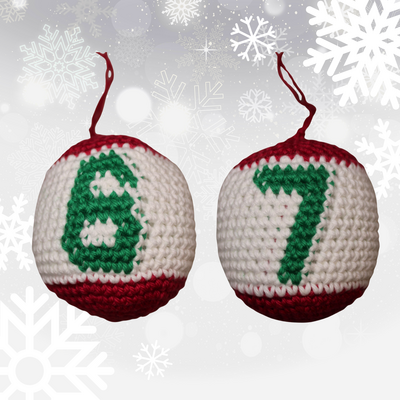 6 7 Christmas Ornament