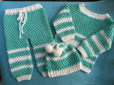 Crochet Top-down Raglan Baby Sweater Any Size Step-by-step Full Guide