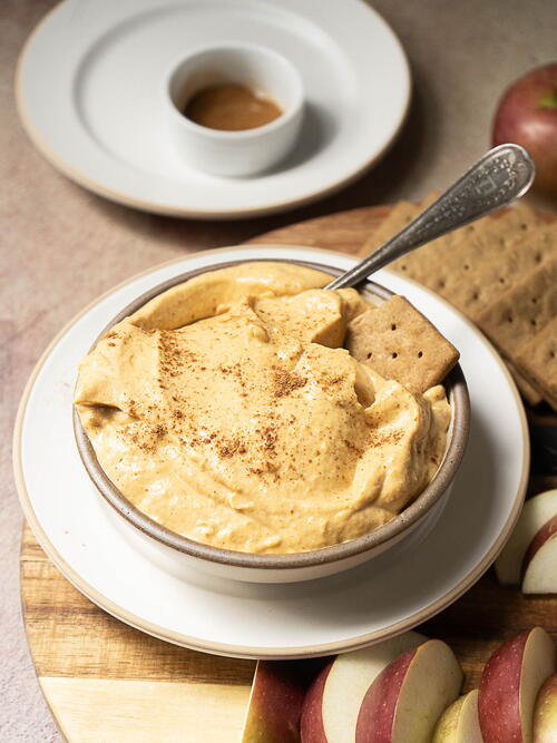 Pumpkin Pie Dip With Cream Cheese