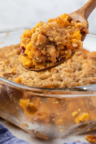 Sweet Potato Crunch Casserole With Pecans