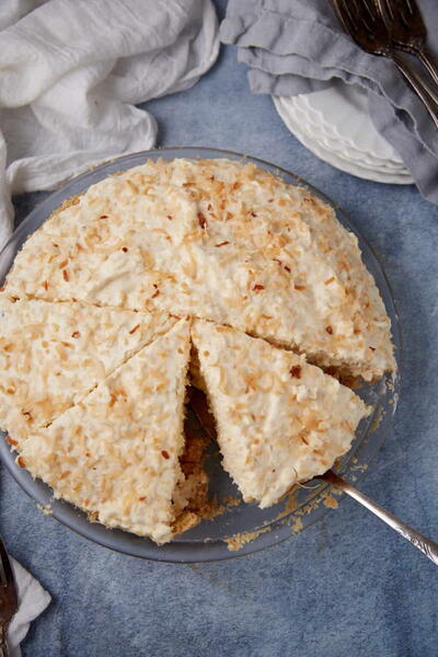 Homemade Coconut Cream Pie (almost No Bake)
