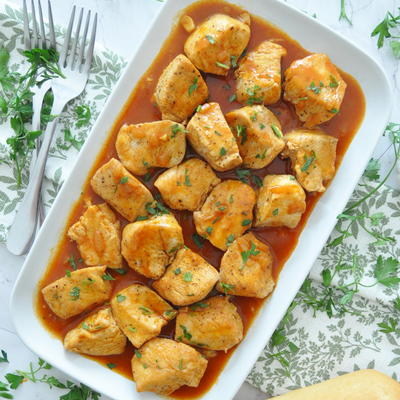 Spanish Chicken In Bravas Sauce | Crazy Delicious One-pan Recipe