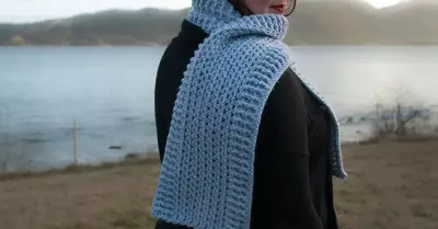 Winter Seashore Scarf – Free Crochet Pattern