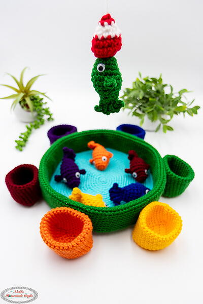 Crochet Magnetic Fishing Game