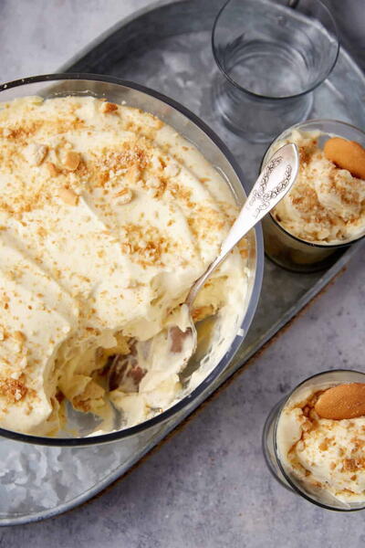 Banana Pudding With Instant Pudding And Vanilla Wafers