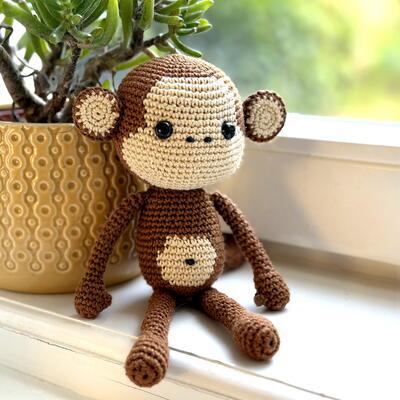Cute Monkey Amigurumi Crochet Pattern