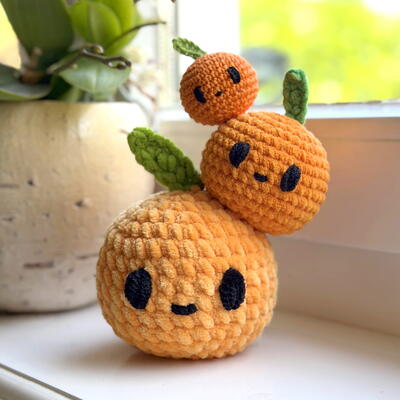 Orange Amigurumi Crochet Pattern